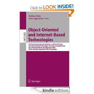 Object Oriented and Internet Based Technologies 5th Annual 