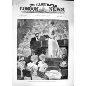  1892 ST. ANDREWS DAY ROYAL ALBERT HALL SINGING BONNIE 