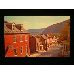  High Street, Harpers Ferry, West Virginia 60s Postcard 