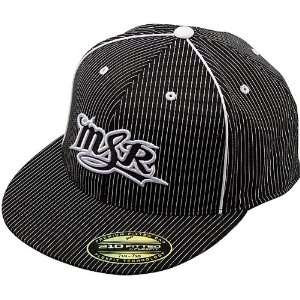 MSR Racing Stripes Youth 210 Fitted Cap Race Wear Hat   Color Black 