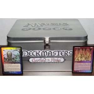   Magic the Gathering Deckmaster Tin Garfield Vs. Finkel Toys & Games