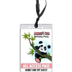  Panda Bear VIP Pass Invitation