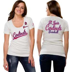  St. Louis Cardinals Womens Vintage Thermal T Shirt   By 