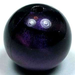  Purple Round Plastic Swirl Beads (40 pcs). 12mm 041103 