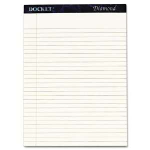    Docket Diamond Legal Ruled Pads, 8 1/2 x 11 3/4, Ivory, 2 50 Sheet 