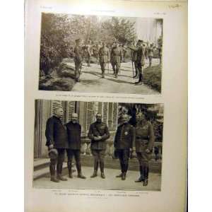   1916 Haig Prince Wales George V Poincare Foch Ww1 War