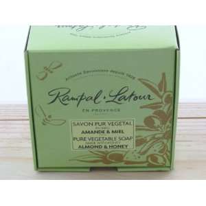 Rampal Latour Almond Boxed Soap, 150g bar. Imported from France 
