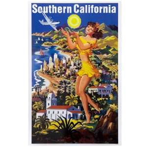 United Air Southern California Poster 