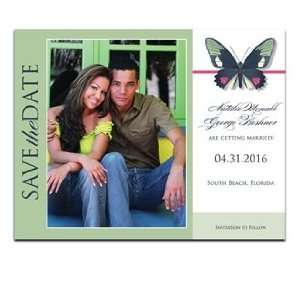  270 Save the Date Cards   Butterfly Olive Spice Office 