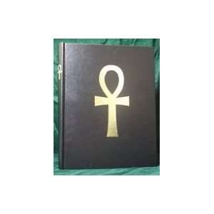  Blank Black Book Ankh Design 
