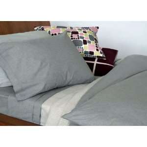  Area Heather Grey Full Fitted Sheet