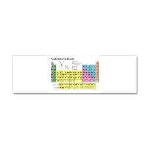   42 x 14 Wall Vinyl Sticker Periodic Table of Elements 