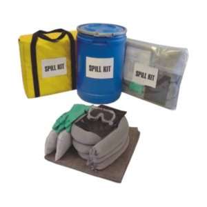 Pro Safe Used F/oil Only Spill Kit In Poly Zip Bag  
