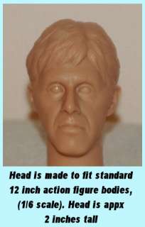 12 1/6 Custom Al Pacino Scarface Figure Head # 2  