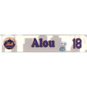  Moises Alou #18 Mets Spring Training Game Used Locker Room 