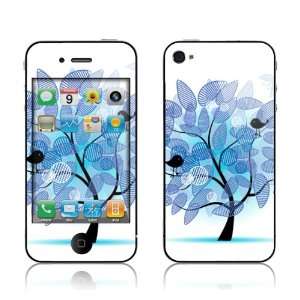  Apple iPhone 4 / 4S   Blue Tree   Vinyl Skin/Sticker 