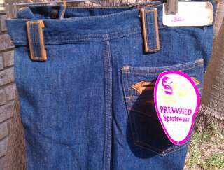 Landlubber 4163 Arrow Pocket 70s Vintage BIG Bell Bottom Jeans with 