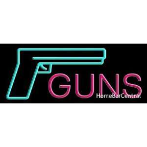  Guns, Logo Neon Sign   10069 