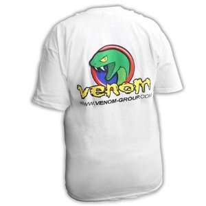  Venom Snake Logo Shirt (3XL) White Toys & Games