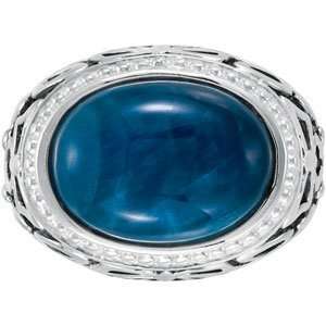 IceCarats Designer Jewelry Gift Sterling Silver Genuine Opaque Apatite 