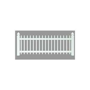   128003 3 X 8 Spaced Picket Yard Fence Section