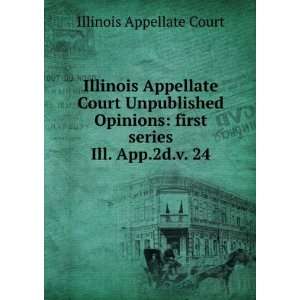 Illinois Appellate Court Unpublished Opinions first series. Ill. App 