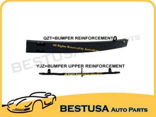 02 04 TOYOTA CAMRY FRONT BUMPER REINFORCE UP W/O HO 2PC  