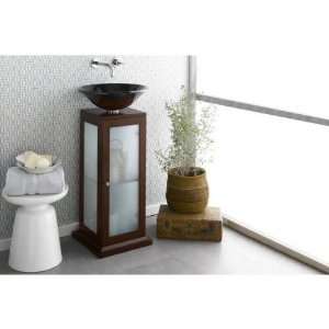  RonBow 033615 H01 Solis Wood Pedestal Vanity Cabinet with 