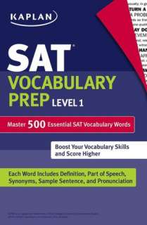   SAT Vocabulary Prep Level 1 by Kaplan, Kaplan Publishing  Paperback