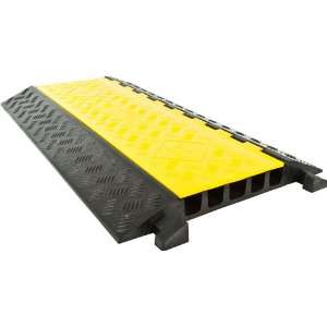  5 Channel Rubber Cable Ramp Straight Automotive