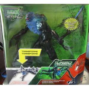   : Max Steel   20 Deluxe Transforming Extroyer Arachnid: Toys & Games