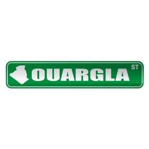   OUARGLA ST  STREET SIGN CITY ALGERIA