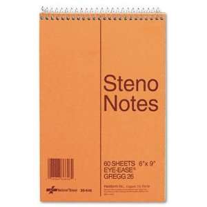  New Standard Spiral Steno Book Gregg Rule 6 x 9 Case Pack 