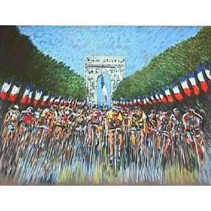  Arrivee du Tour de France by Guy Buffet, 23x20