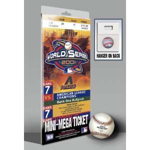 Thats My Ticket TFMMBBWS01 2001 MLB World Series Arizona Diamondbacks 