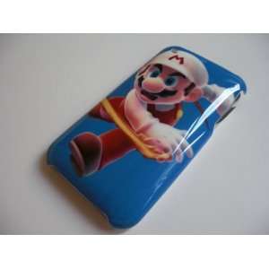  Super Mario   Hard Case for Iphone 3g 3gs White Hat + Free 