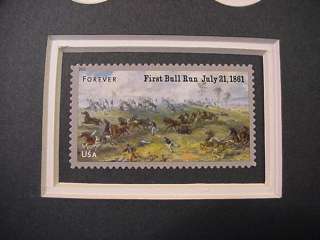 Civil War Bullet Gift Set / Commem. Stamp 1st Bull Run  