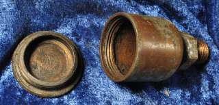 Old Vintage No3 Hit & Miss Steam Gas Engine Brass Oil Cup  