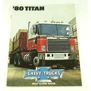    1980 80 Chevrolet Chevy TITAN Truck BROCHURE 