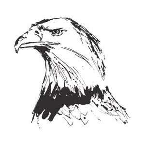  Art Impressions Wilderness Series Cling Rubber Stamp Eagle 