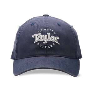  Taylor Guitars Navy Washed Flex Fit, Silver Logo, One Size 