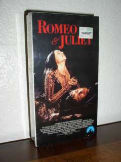 Romeo and Juliet Olivia Hussey,Leonard Whiting (VHS,NEW 031504068098 