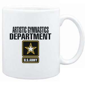  Mug White  Artistic Gymnastics DEPARTMENT / U.S. ARMY 