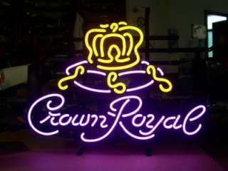 Crown Royal Logo Beer Bar Pub Store Neon Light Sign V13  