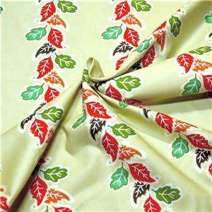Andover Cotton Fabric Hawaiian Tropical Flowing Leaves Pale Lime FQs 