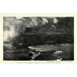 1924 Print Iao Valley Kahului Maui Hawaii Harbor Pacific Ocean 