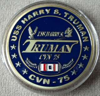 Navy USS Harry S. Truman CVN 75 Challenge Coin  