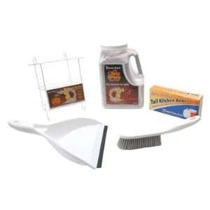 Clean Up Powder Wall Rack, Includes: 6 Qt Spill Clean Up Powder, Dust 