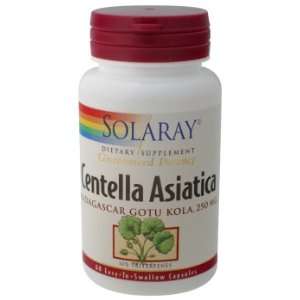  Solaray   Centella Asiatica, 250 mg, 60 capsules Health 