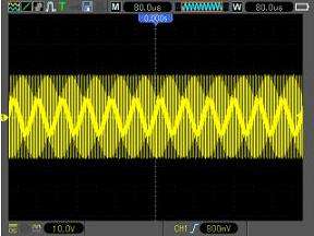 Connected to the computer can be used as a virtual oscilloscope